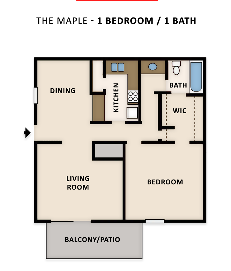 The Maple Plan recently renovated apartments in Homewood