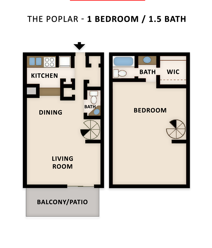 The Poplar Plan recently renovated apartments in Homewood